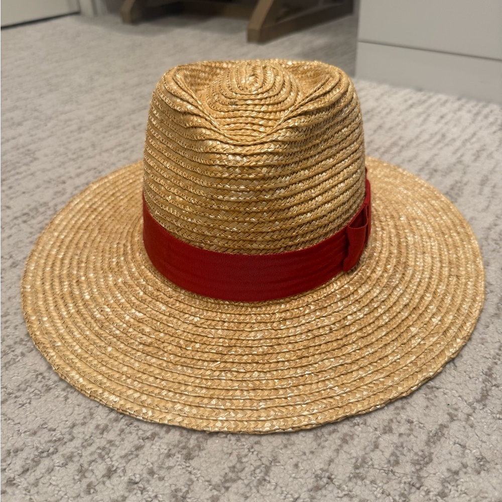 Brixton Straw Hat with Red Band